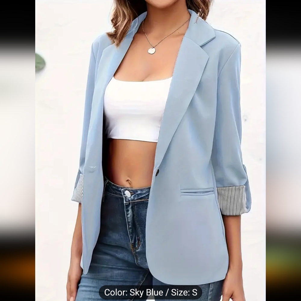 *NWOT* Sky Blue Women's Blazer